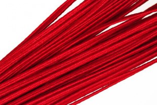 Тесьма отделочная сутаж (шнур отделочный) 1.8 мм х 20 м 345010 / красный