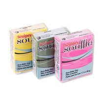 " Sculpey" Souffle полимерная глина SU 48 г 6005 васильковый